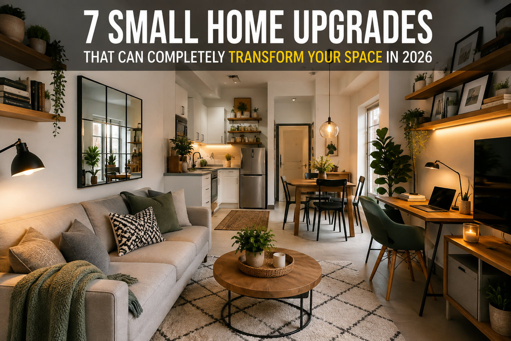 Small home upgrades for a modern compact living space