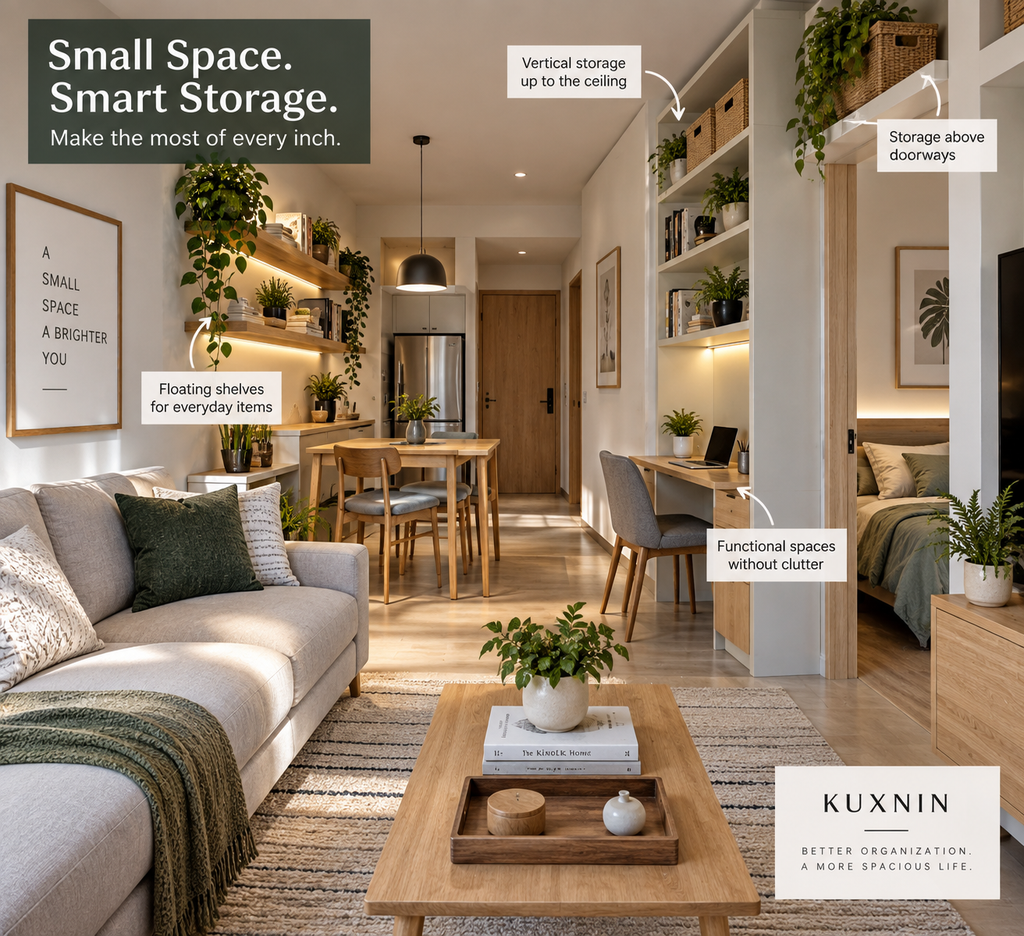 make a small apartment feel bigger